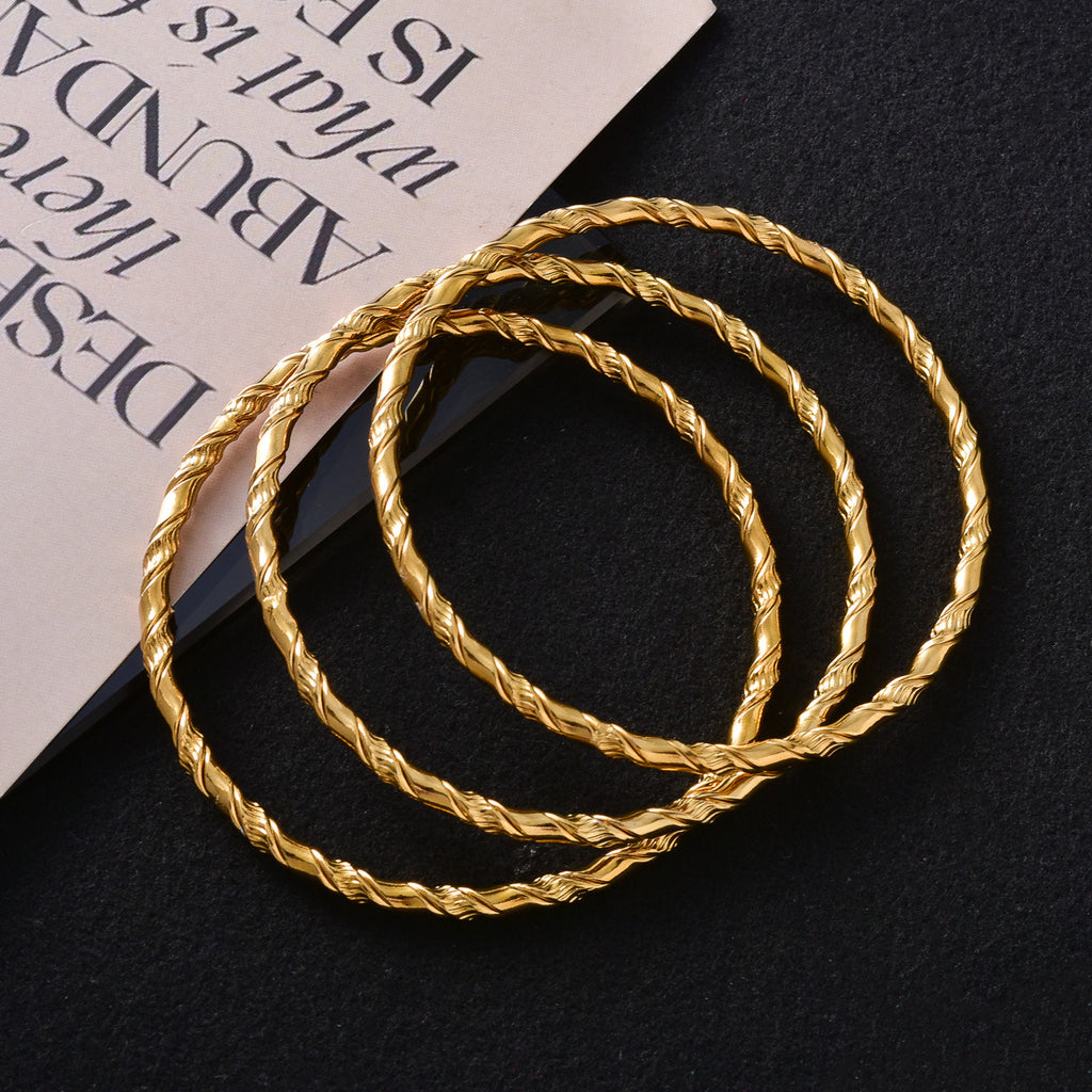 Pulseira Trançada Polida - Aço Inoxidável