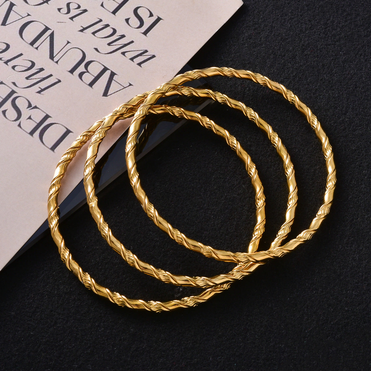 Pulseira Trançada Polida - Aço Inoxidável