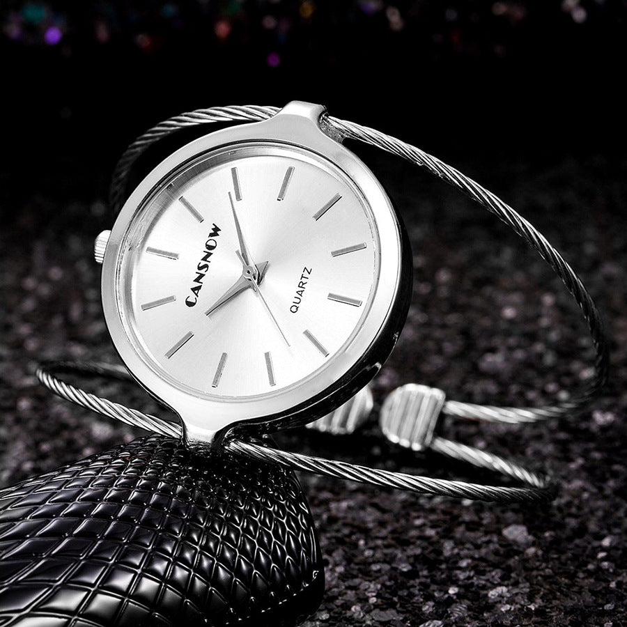 Relógio Bracelete Fio Metálico - Céu Estrelado