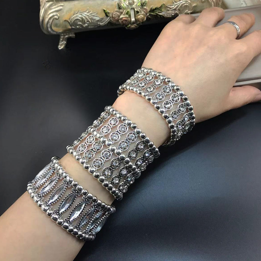 Pulseira Vintage com Strass