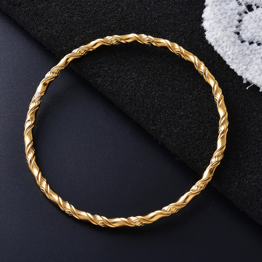 Pulseira Trançada Polida - Aço Inoxidável