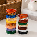 Ombre Coffee-Colored Resin Bracelet For Women