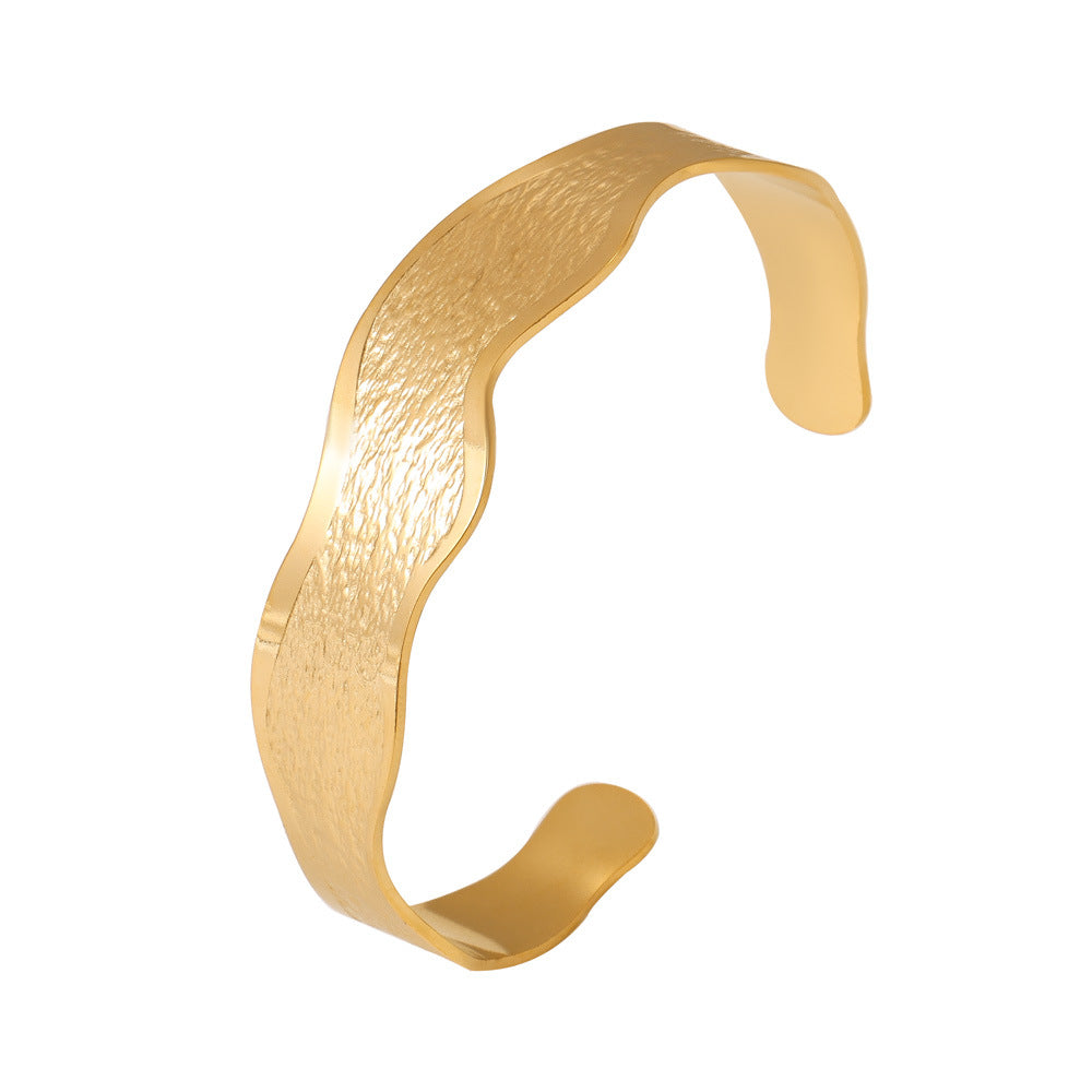 Pulseira Ondulada Aberta