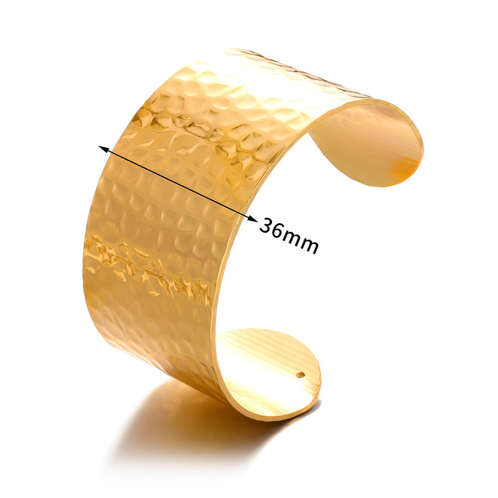 Pulseira Ajustável Aço Titânio Dourado