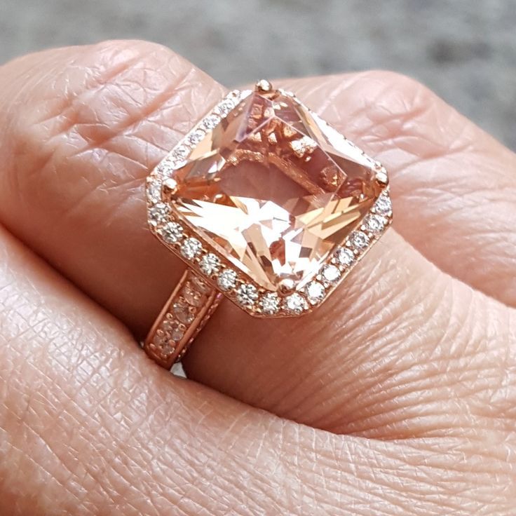 European And American Luxury Inlaid Dazzling Ring