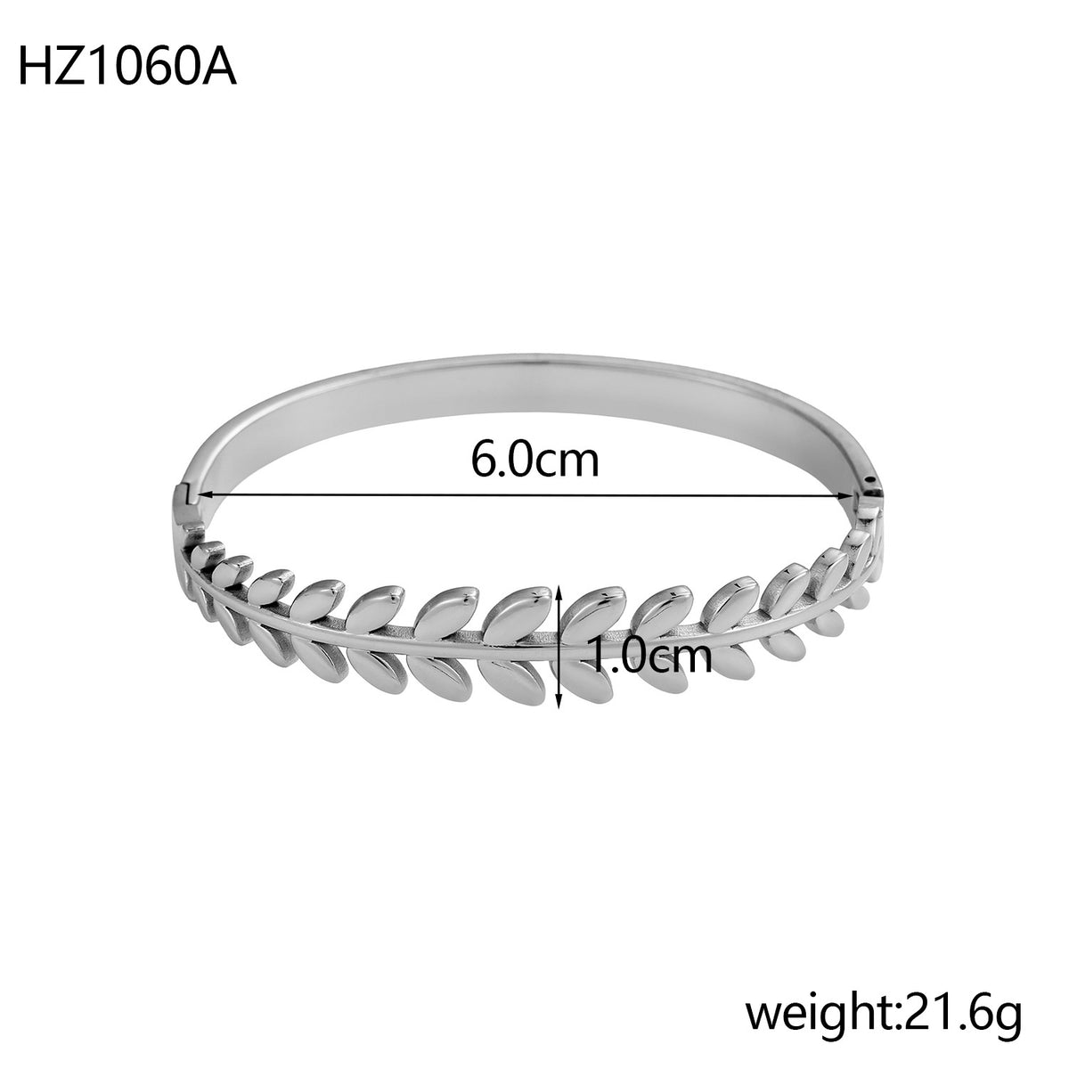 Pulseira Ramo de Folhas Minimalista