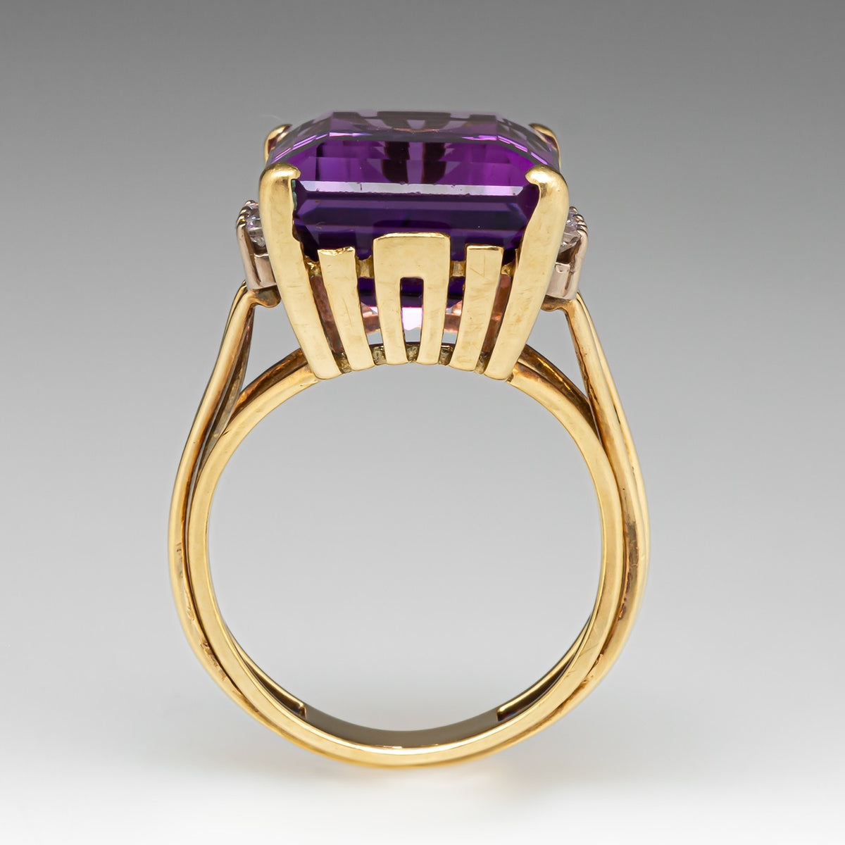 Anel Minimalista Zircónia Dourado