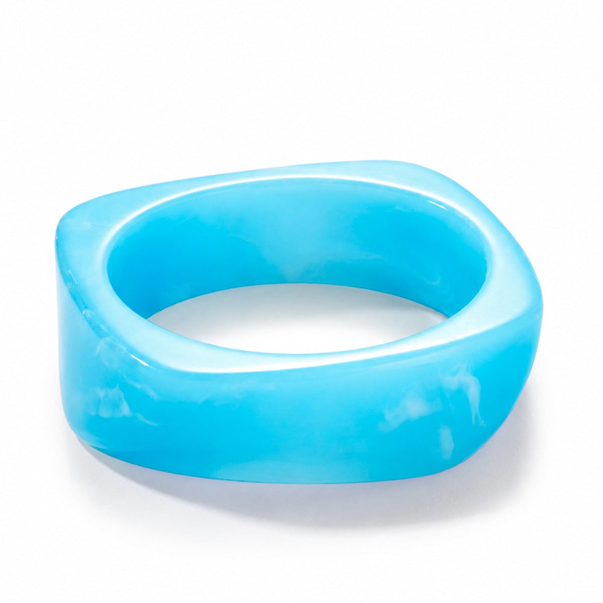 Pulseira Resina Degradê - Azul Claro