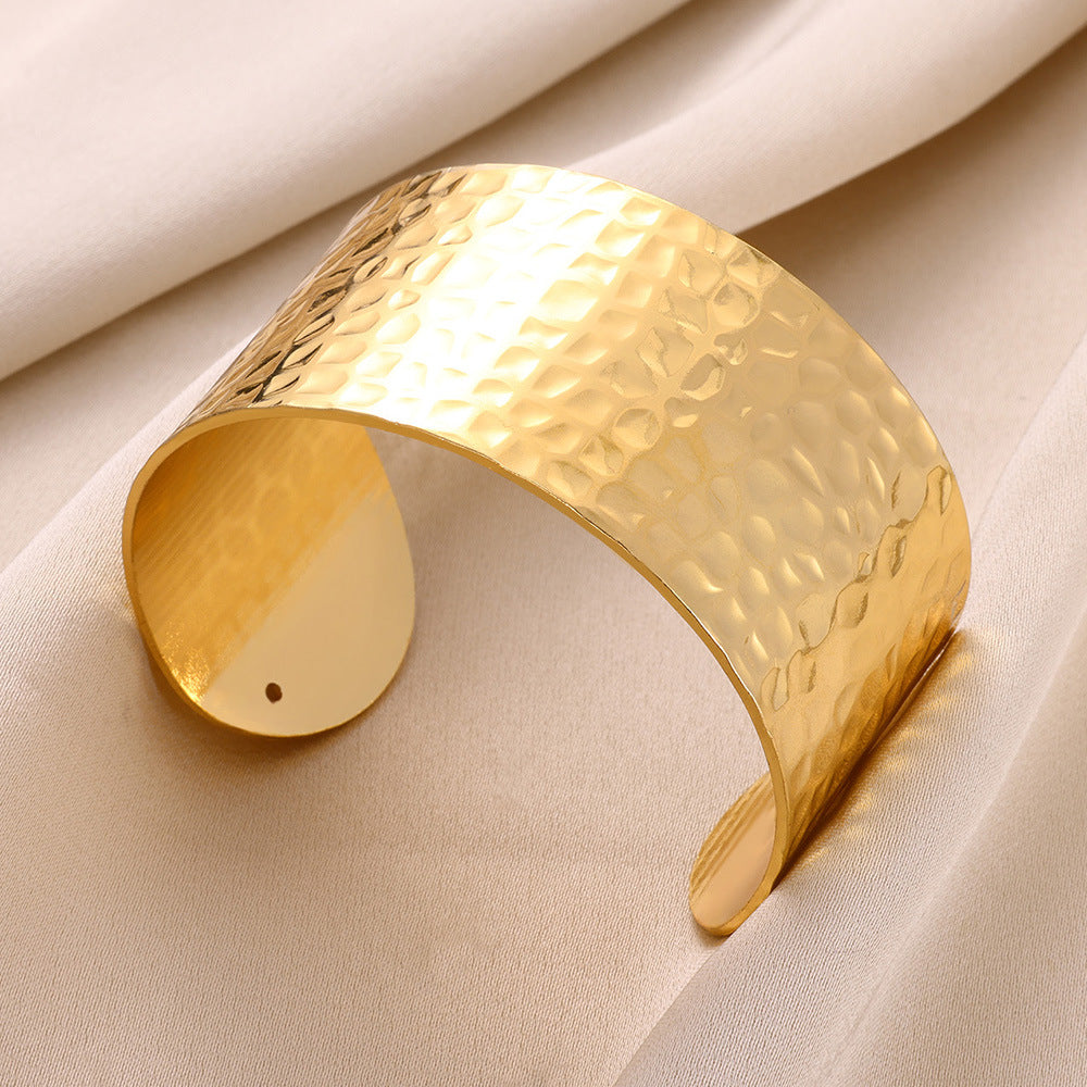 Pulseira Ajustável Aço Titânio Dourado