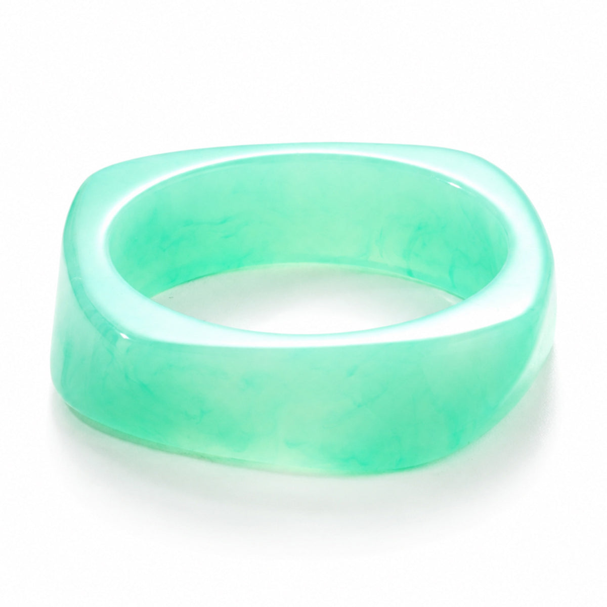 Pulseira Resina Degradê - Verde Claro