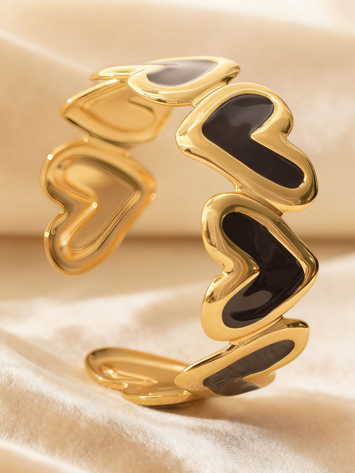 Pulseira Coração Esmaltado