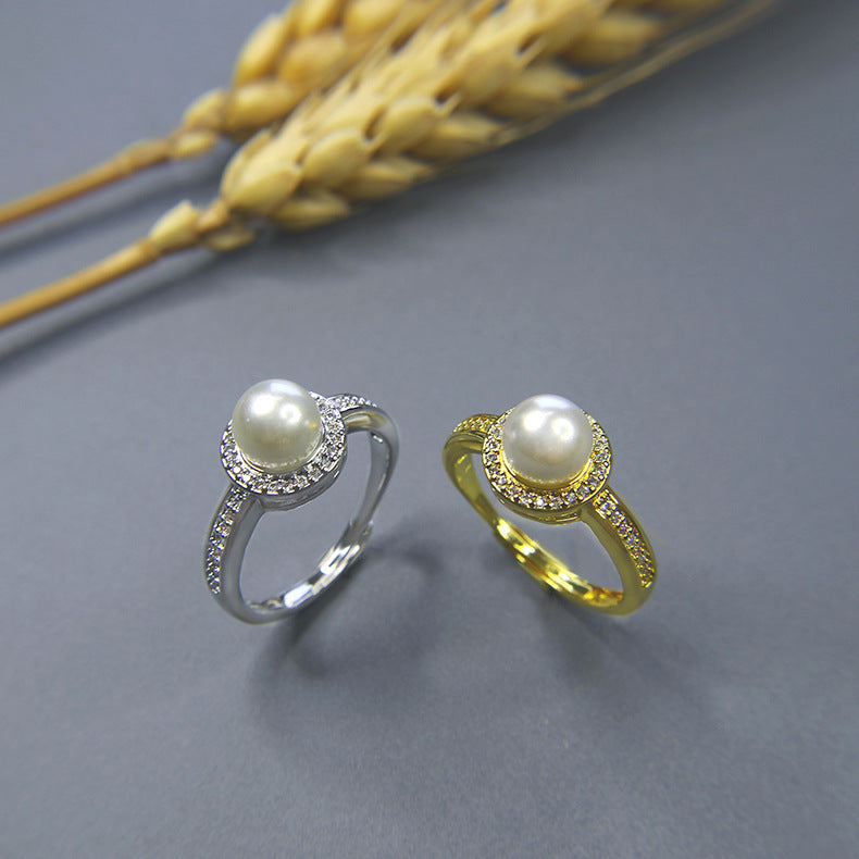 Round Ring Womens Fashionable And Minimalist