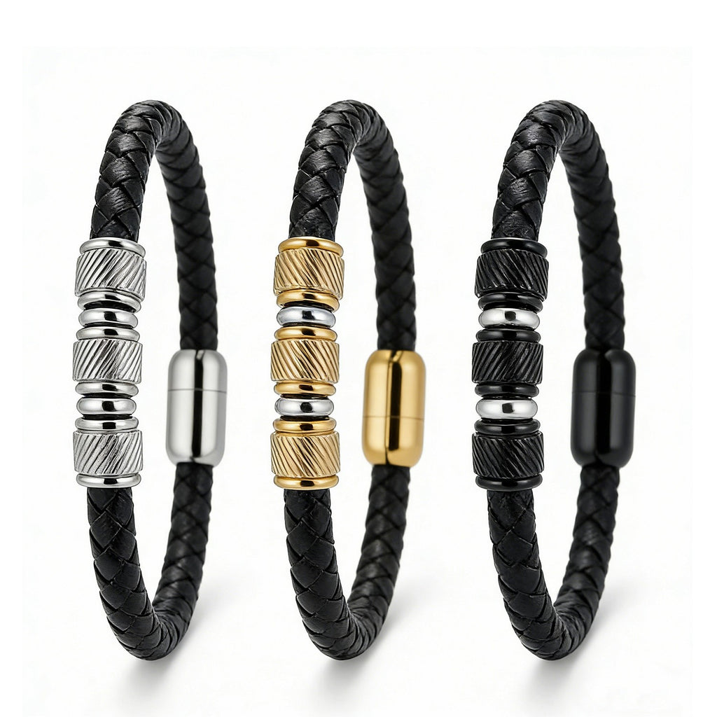 Pulseira Unisexo Pele Entrançada