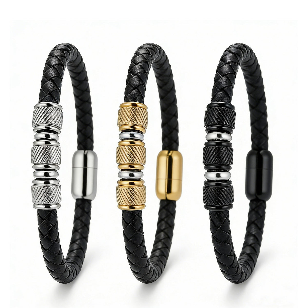 Pulseira Unisexo Pele Entrançada