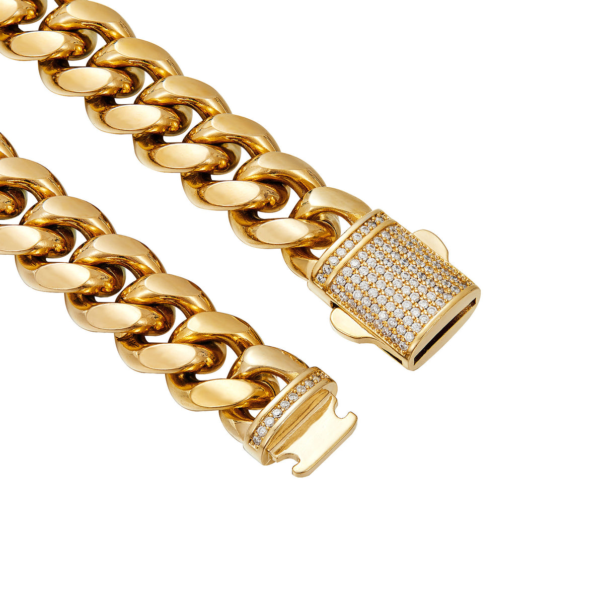 Pulseira Aço Titânio Dourado