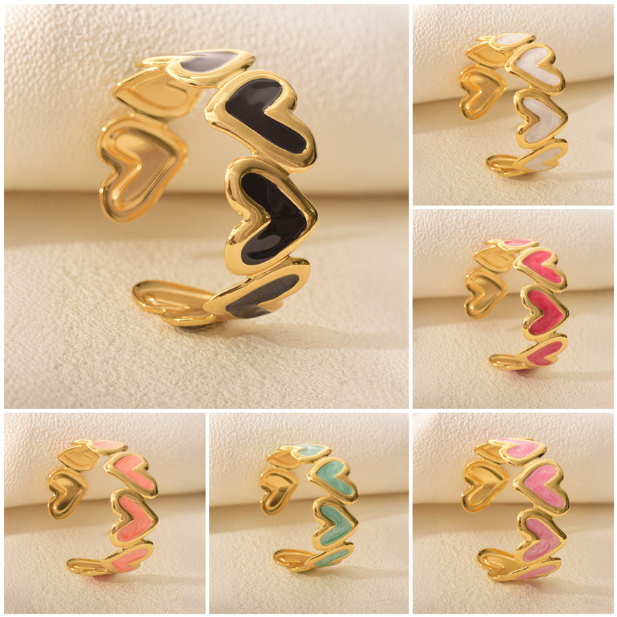 Pulseira Coração Esmaltado