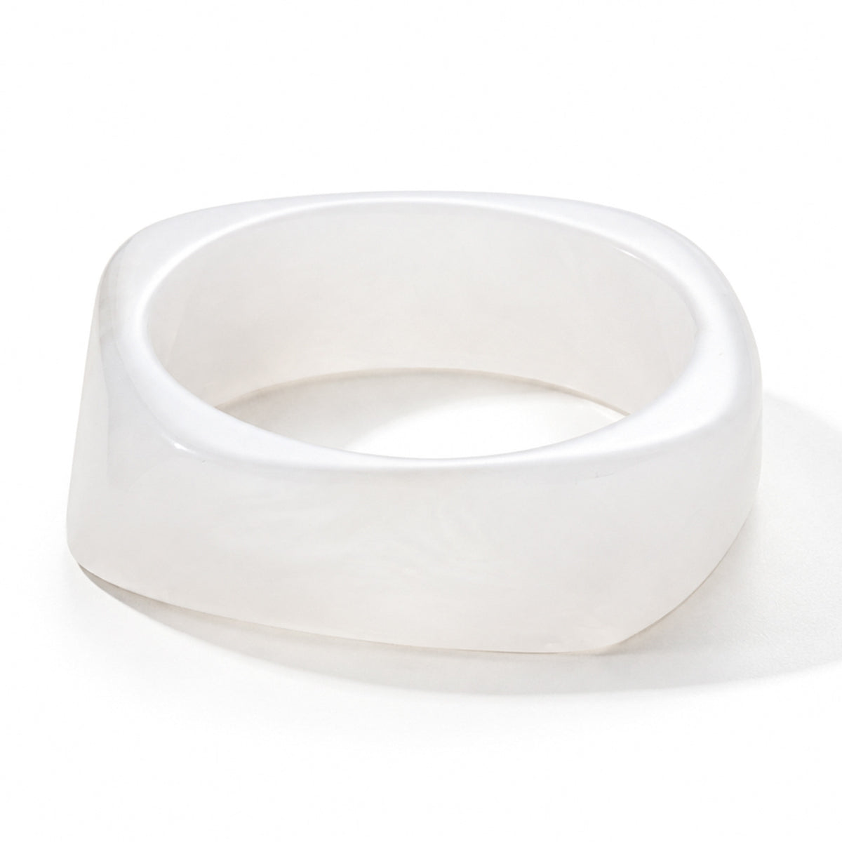 Pulseira Resina Degradê - Branco Fosco