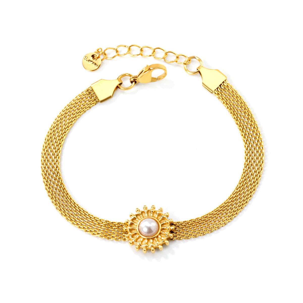 Pulseira e Fio Aço Inoxidável Banhado 18k - Mais Vendida