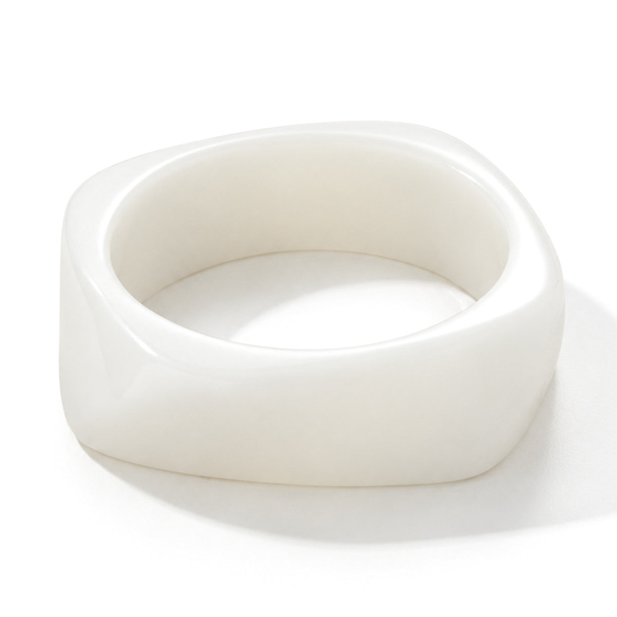 Pulseira Resina Degradê - Branco Sólido